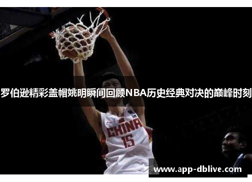 罗伯逊精彩盖帽姚明瞬间回顾NBA历史经典对决的巅峰时刻